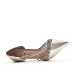 Zapatos de tacón con pedrería