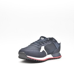 Zapatilla de material mixto con cordones