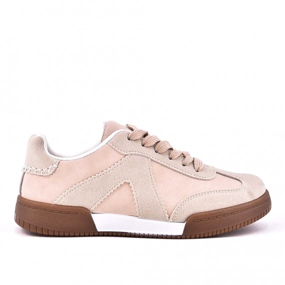 Basket mix matière à lacet