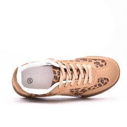 Basket mix matière à lacet