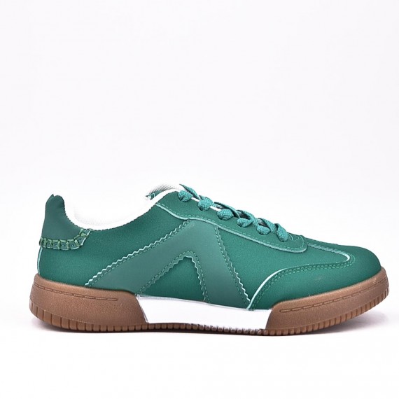 Basket mix matière à lacet