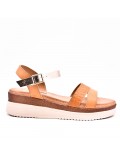 Sandale en simili cuir pour femme
