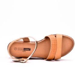 Sandals in faux leather for women