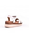 Sandale en simili cuir pour femme