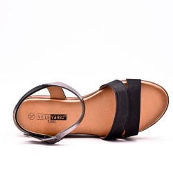Sandale en simili cuir pour femme