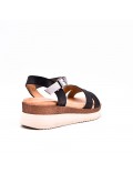 Sandale en simili cuir pour femme