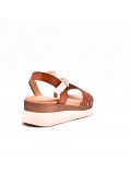Sandale en simili cuir pour femme
