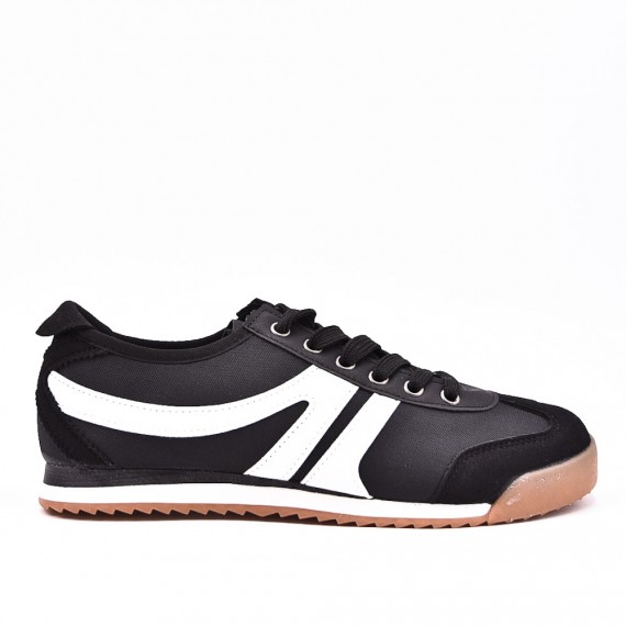 Basket mix matière à lacet