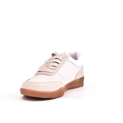 Basket mix matière à lacet avec détail étoile