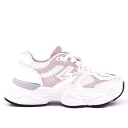 Basket mix matière à lacet