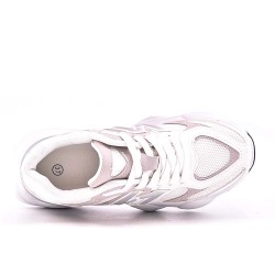 Basket mix matière à lacet