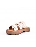Sandals in faux leather for women