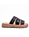 Sandals in faux leather for women
