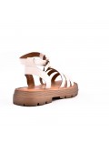 Sandals in faux leather for women