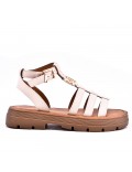 Sandals in faux leather for women