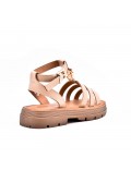 Sandals in faux leather for women