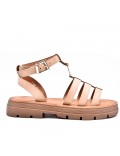 Sandale en simili cuir pour femme