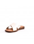 Sandals in faux leather for women