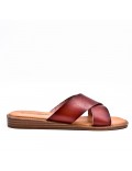 Sandals in faux leather for women