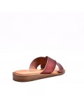 Sandale en simili cuir pour femme