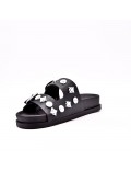 Sandals in faux leather for women