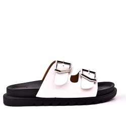 Sandale en simili cuir pour femme