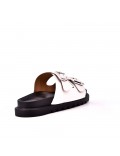Sandals in faux leather for women