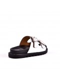 Sandals in faux leather for women