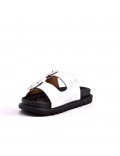 Sandale en simili cuir pour femme