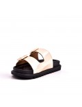 Sandale en simili cuir pour femme