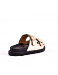 Sandale en simili cuir pour femme