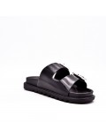 Sandals in faux leather for women