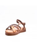 Sandale en simili cuir pour femme