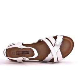 Sandale en simili cuir pour femme