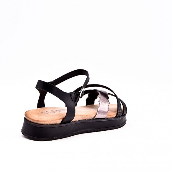 Sandale en simili cuir pour femme