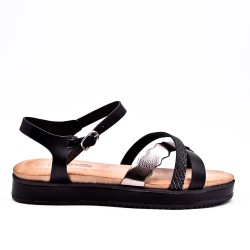 Sandals in faux leather for women