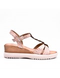 Sandale en simili cuir pour femme