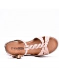 Sandals in faux leather for women