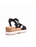 Sandals in faux leather for women