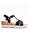 Sandale en simili cuir pour femme