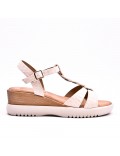 Sandale en simili cuir pour femme