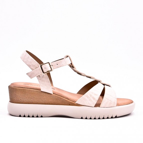 Sandale en simili cuir pour femme