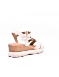 Sandals in faux leather for women