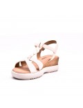 Sandals in faux leather for women