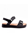 Sandals in faux leather for women