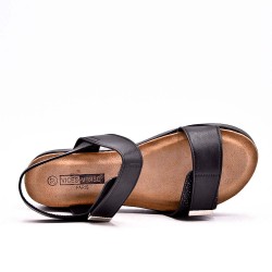 Sandals in faux leather for women