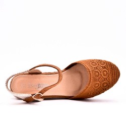 Women's heeled clog sandal
