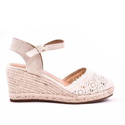 Women's heeled clog sandal