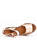 Women's heeled clog sandal