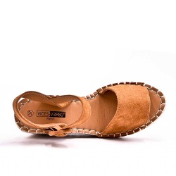 Women's heeled clog sandal
